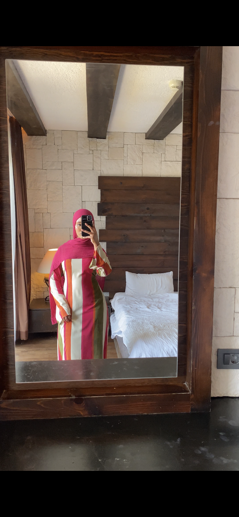 Waris striped dress
