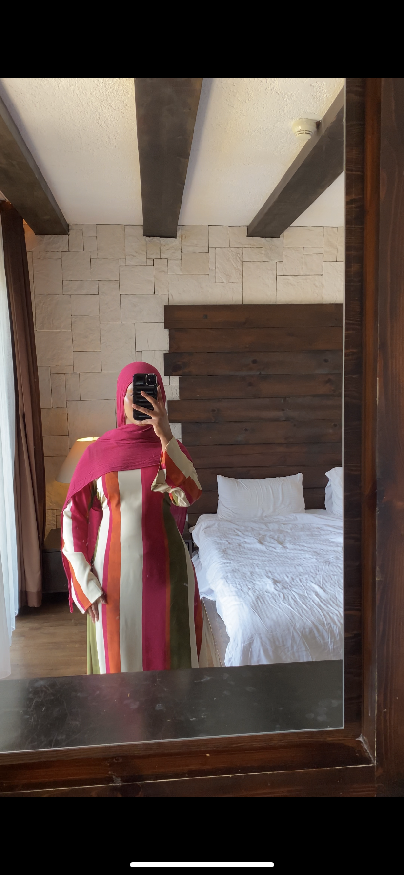 Waris striped dress