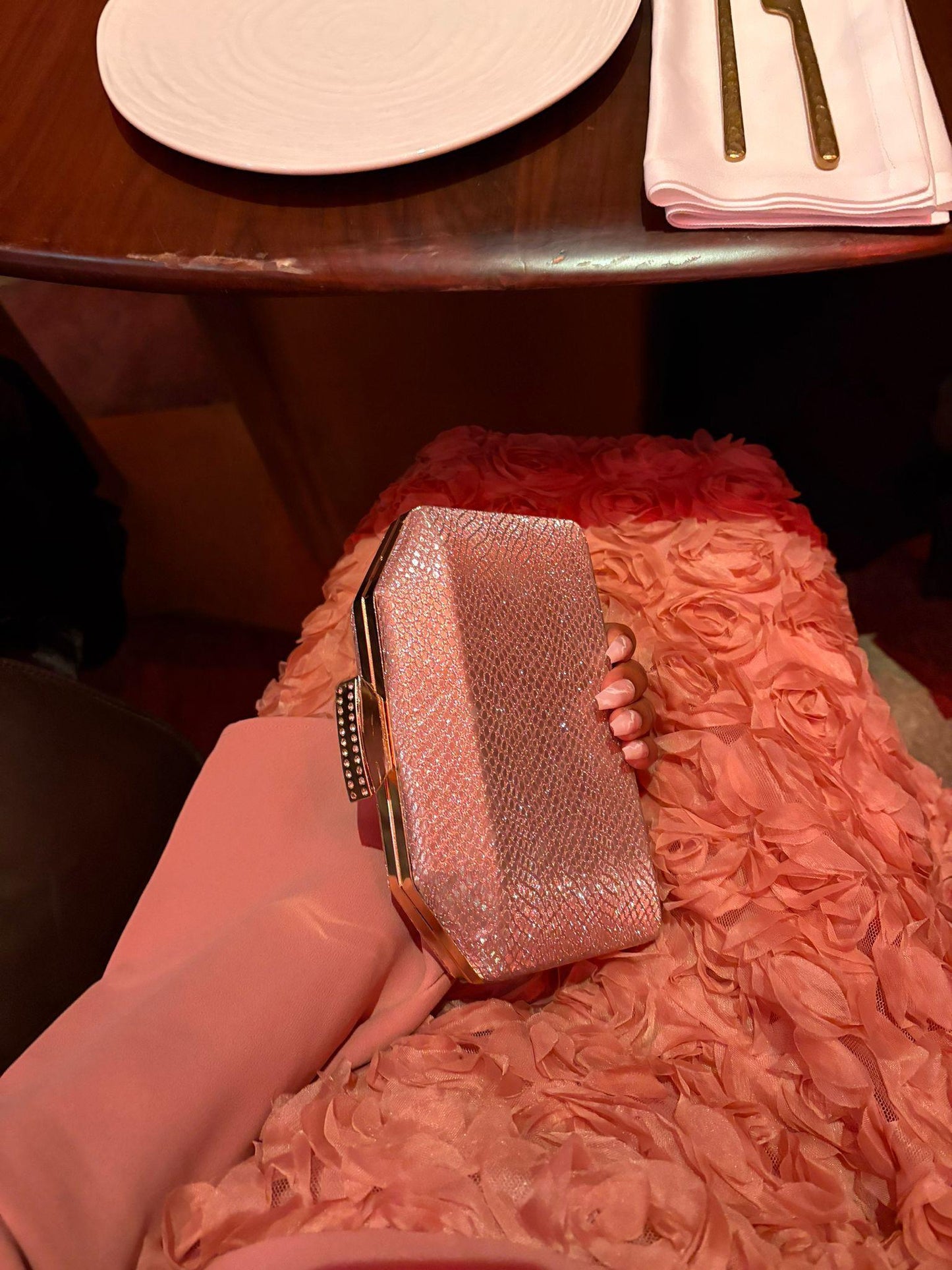 Magool Blush Pink floral dress