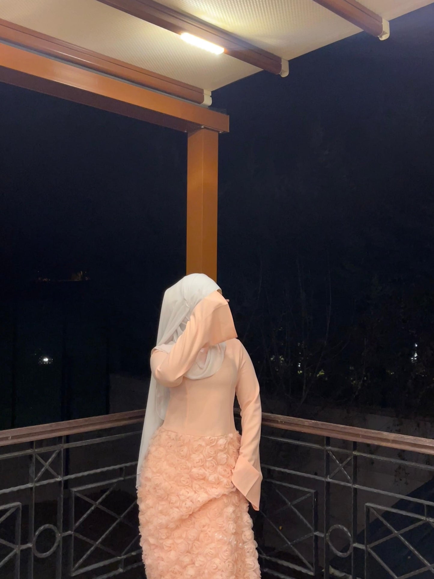 Magool Peachy Pink Floral dress