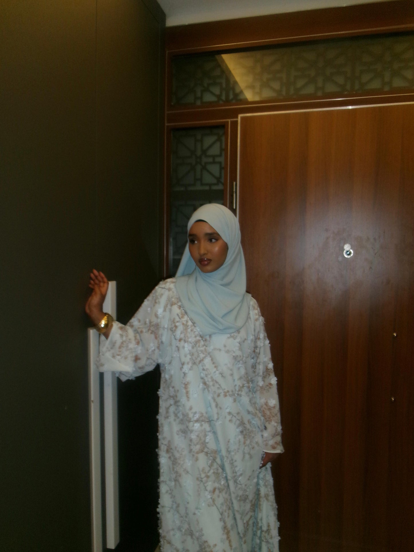 UBAX baby blue abaya restock